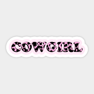 Cowgirl Sticker